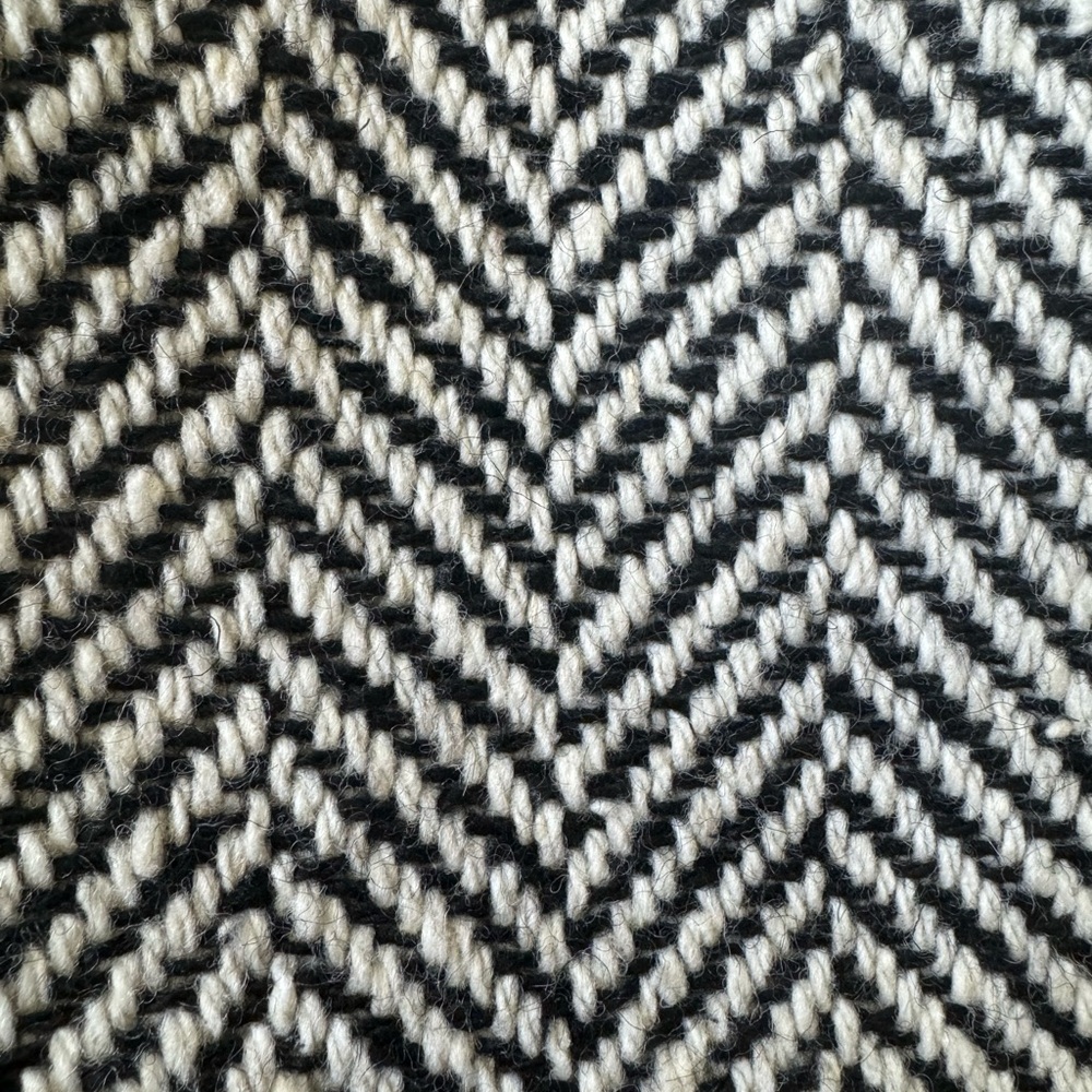 Gianni Versace 1973 Herringbone Wool Double Breasted Peacoat - Picture 8 of 12